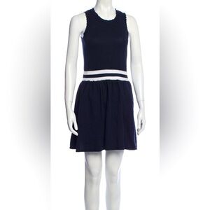 Minnie Rose Cotton  Cashmere Blend frayed neckline Tank Mini Dress size medium